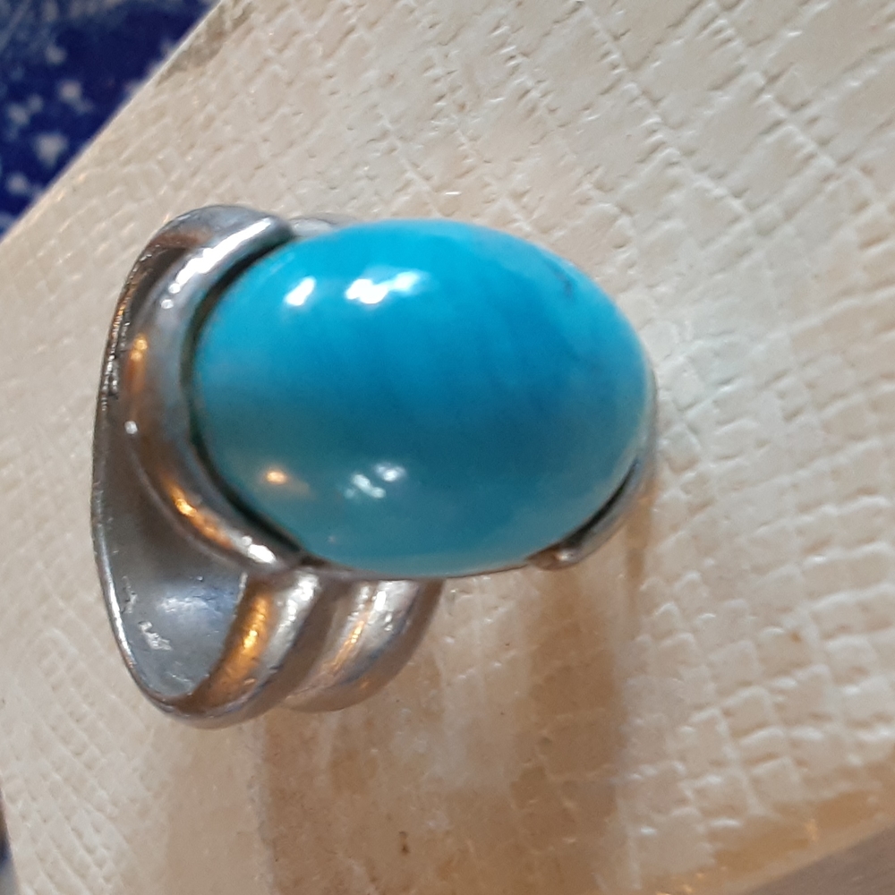 Ring turquoise vintage size 5